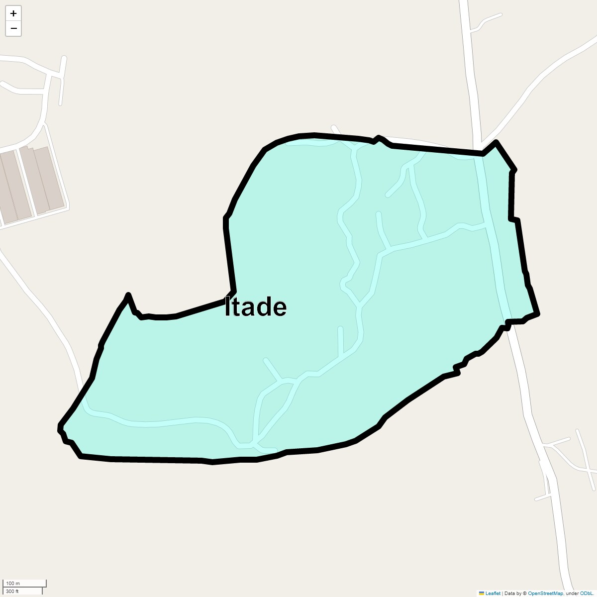 Location Map of Itade, Thane