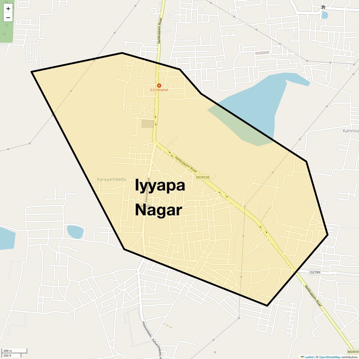 Check Time Travel of Iyyapa Nagar, Chennai