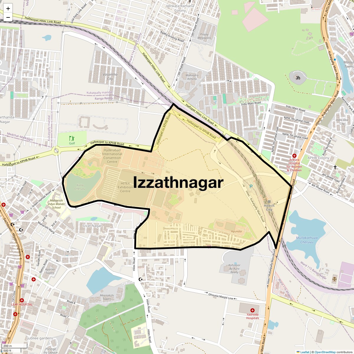 Check Time Travel of Izzathnagar, Hyderabad