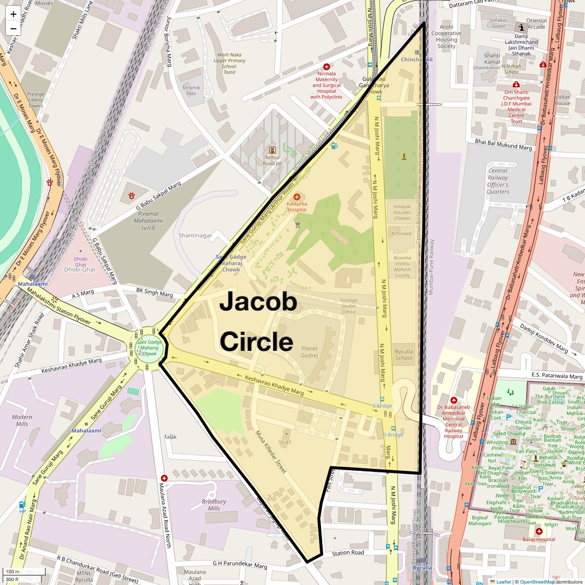 Check Time Travel of Jacob Circle, Mumbai