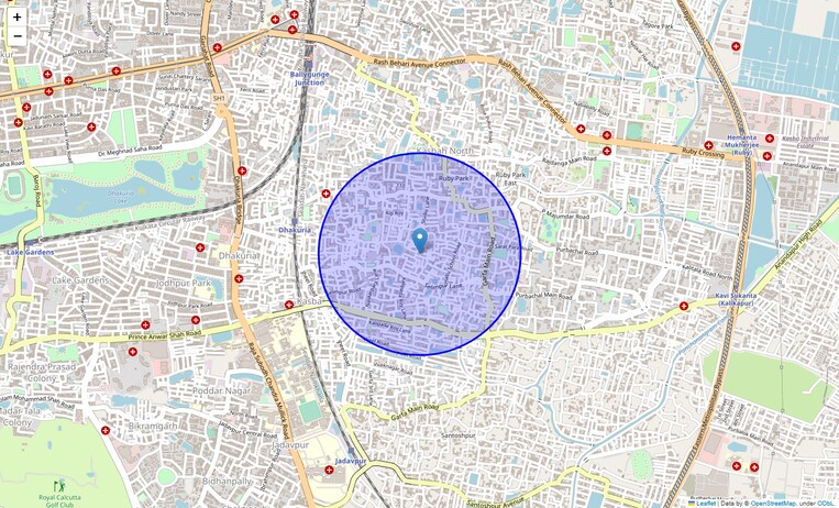 Location Map of Jadavgarh