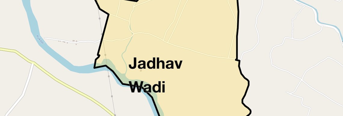 Location Map of Jadhav Wadi, Pune