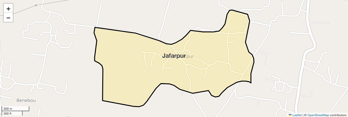 Location Map of Jafarpur, Kolkata