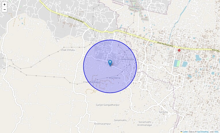 Location Map of Jagannathpur