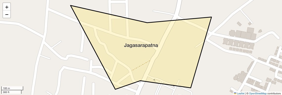 Location Map of Jagasarapatna, Bhubaneswar