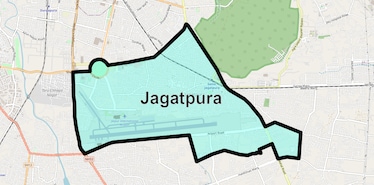 Location Map of Jagatpura, Jaipur
