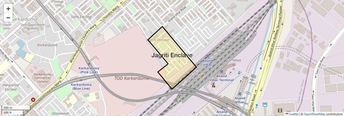 Check Time Travel of Jagriti Enclave, Delhi