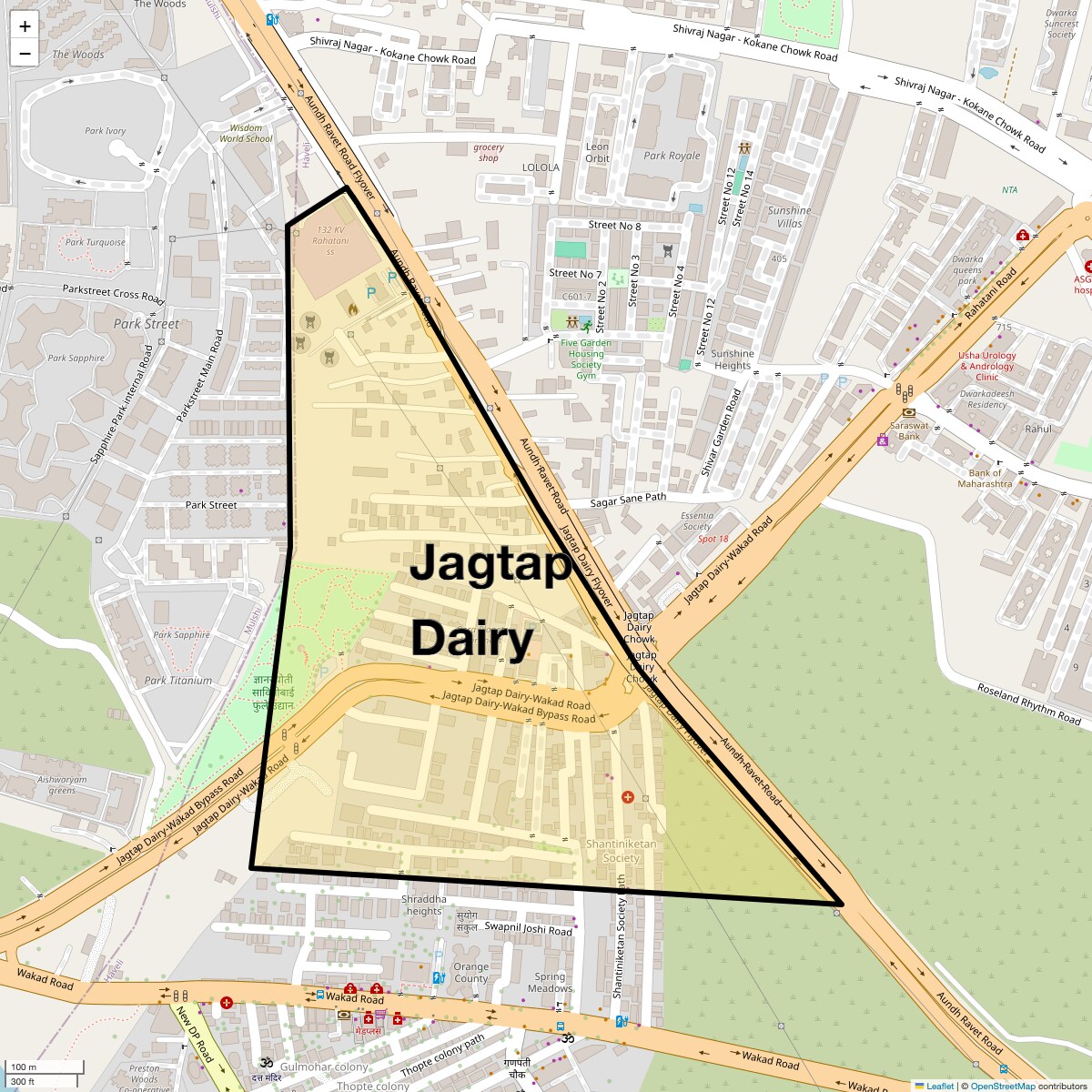 Jagtap Dairy Map
