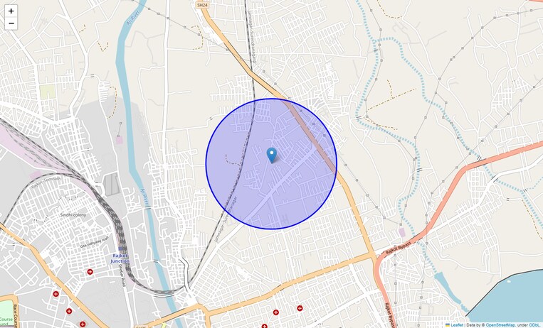 Location Map of Jai Nandan Nagar