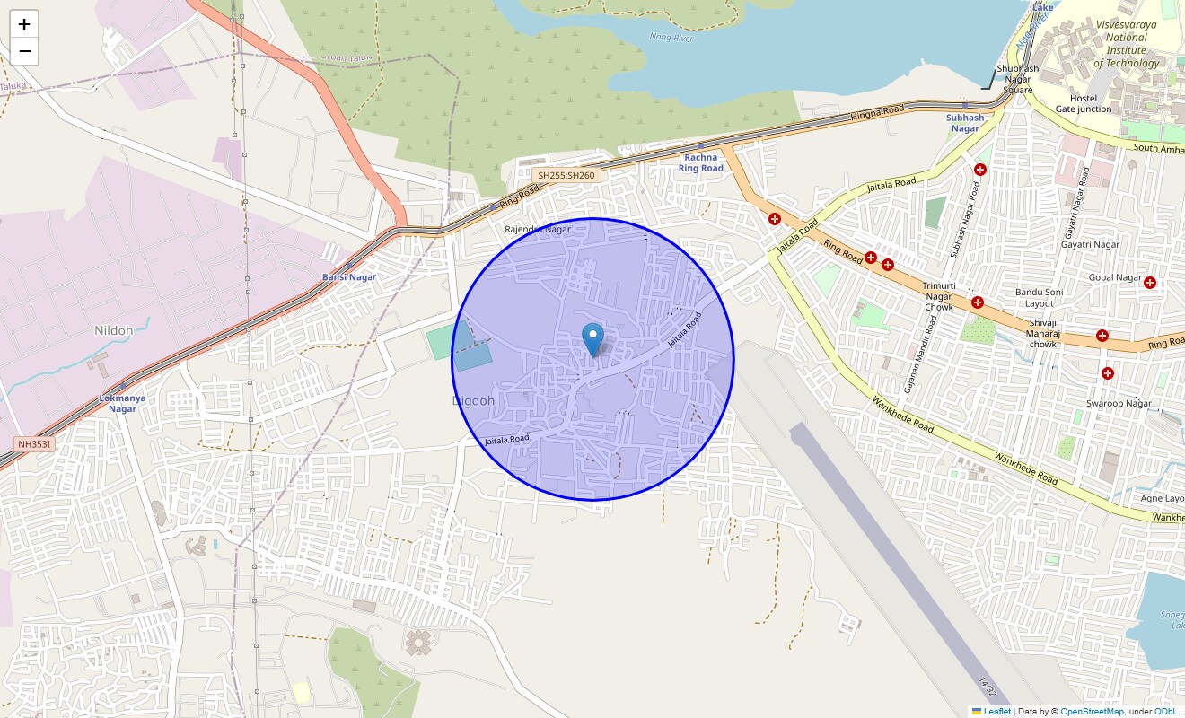 Check Time Travel of Jaitala Rd, Nagpur