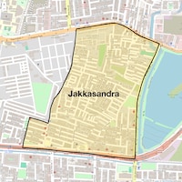 Jakkasandra Map
