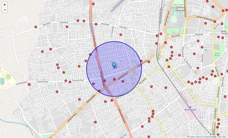 Location Map of Jala Ram Nagar