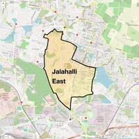 Jalahalli East Map