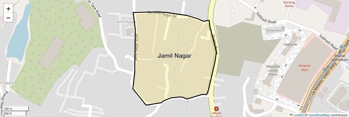 Location Map of Jamil Nagar, Mumbai