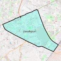 Janakpuri Map