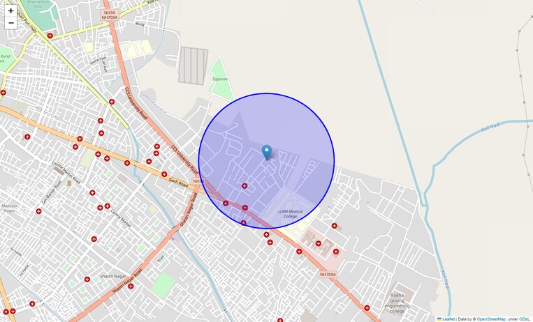 Location Map of Janakpuri