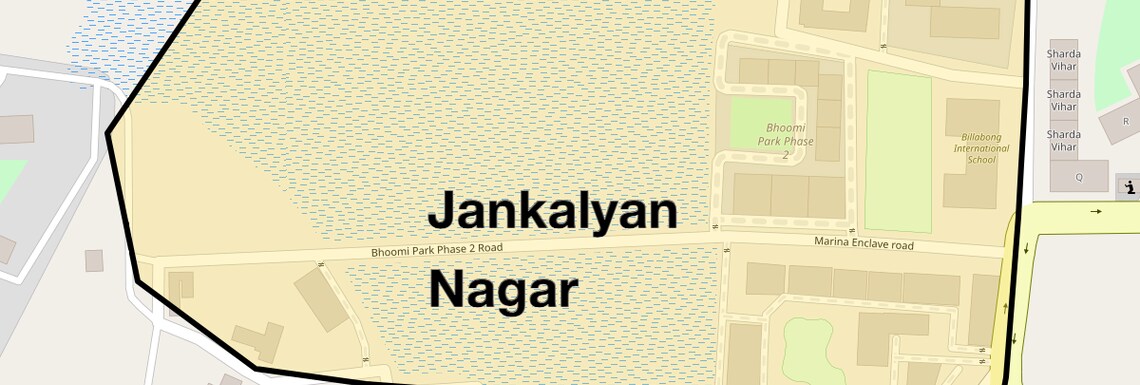 Location Map of Jankalyan Nagar, Mumbai