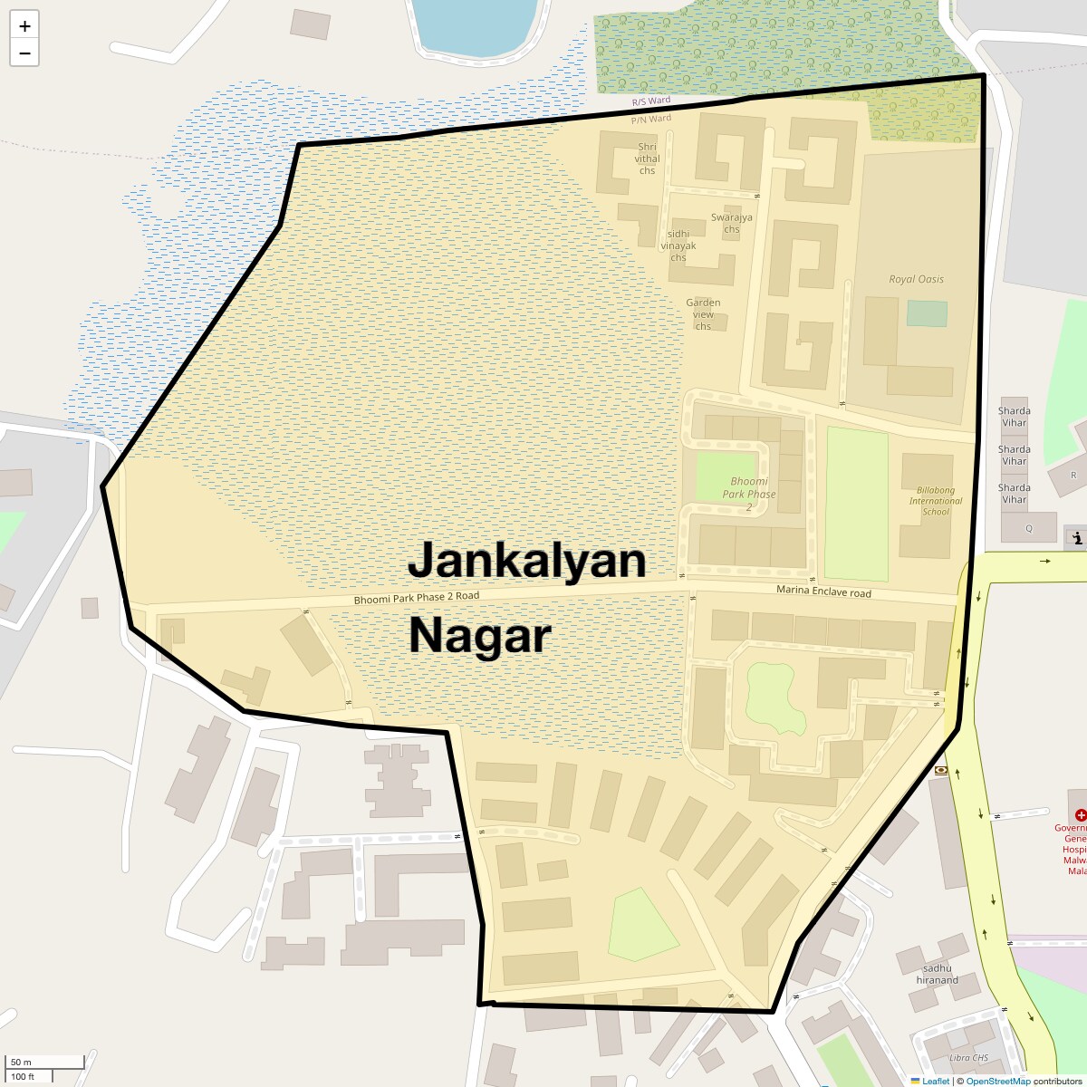 Jankalyan Nagar Map