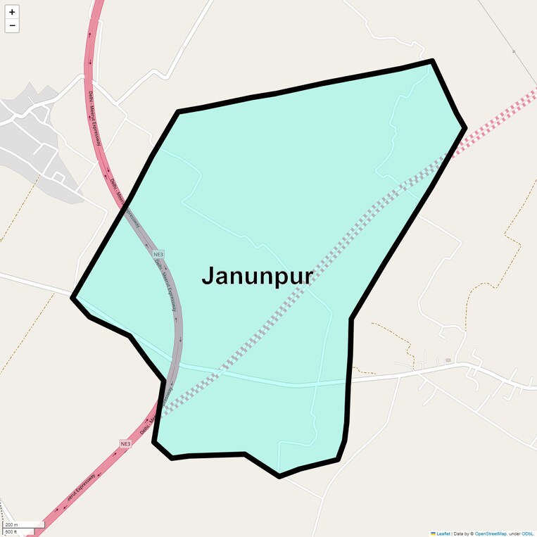 Location Map of Janunpur