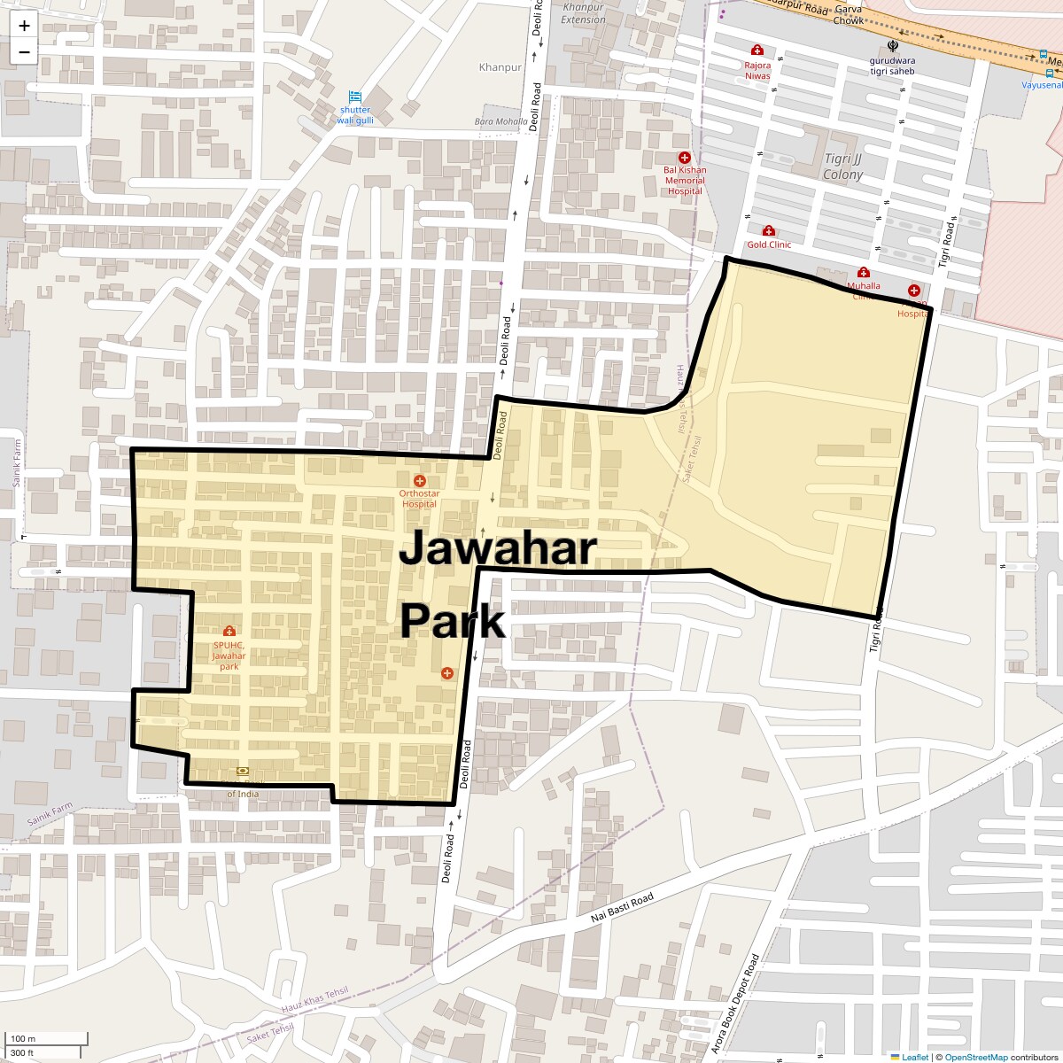Check Time Travel of Jawahar Park, Delhi