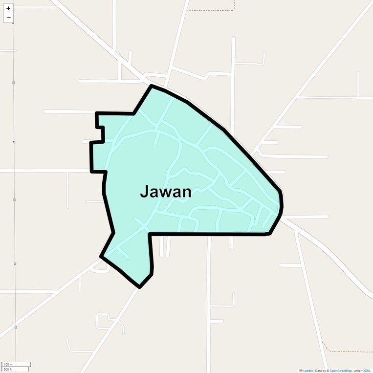 Location Map of Jawan