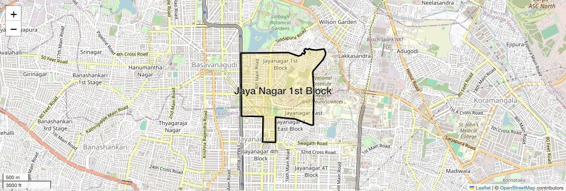 Jaya Nagar 1st Block,Bangalore