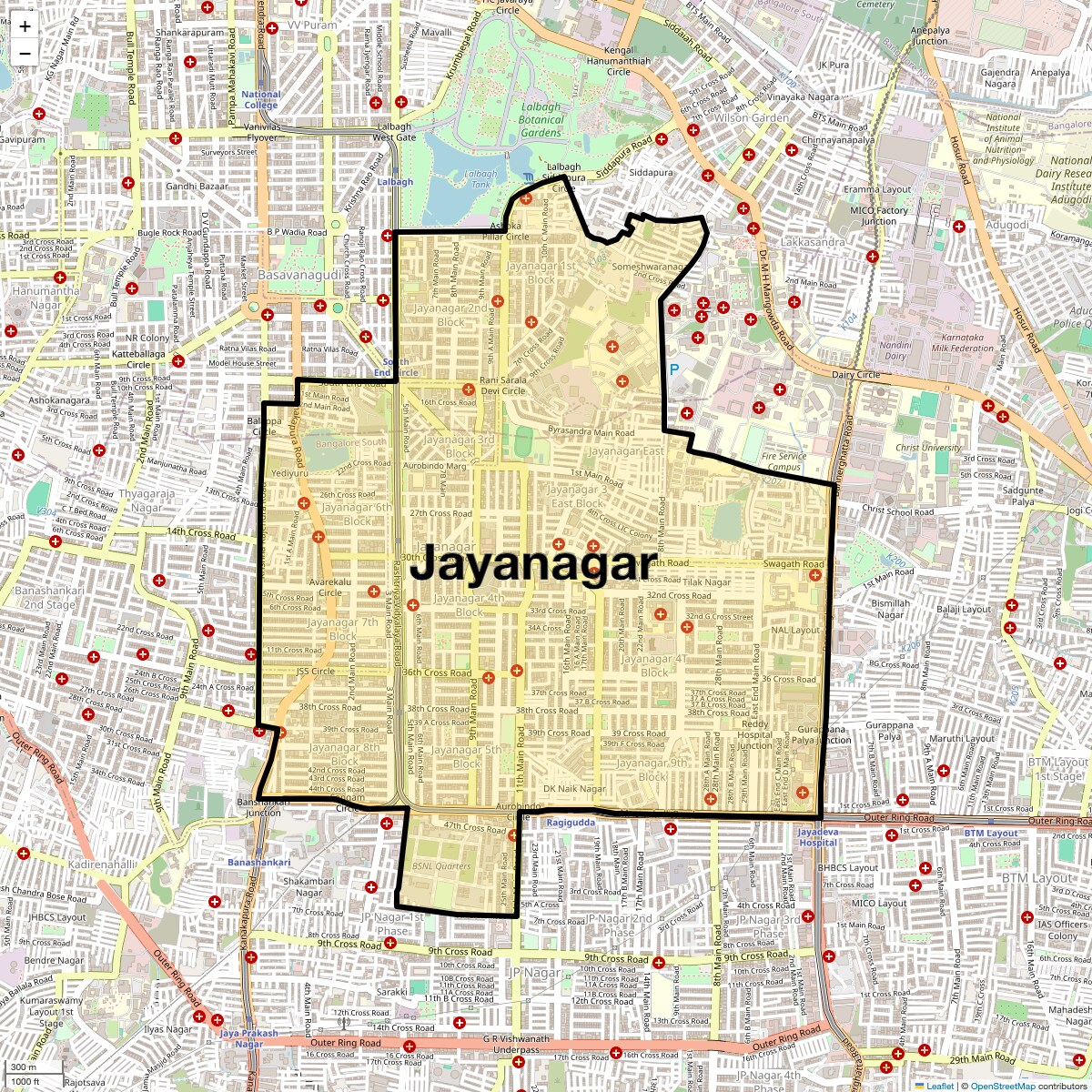 Check Time Travel of Jayanagar, Bangalore