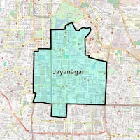 Jayanagar Map