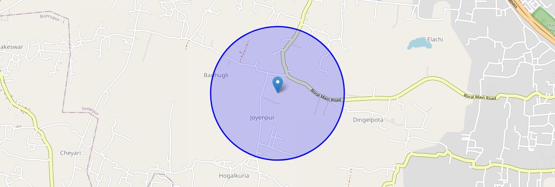 Location Map of Jayanpur, Kolkata
