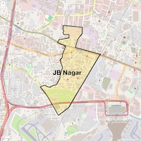 JB Nagar Map