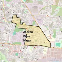 Jeevan Bima Nagar Map
