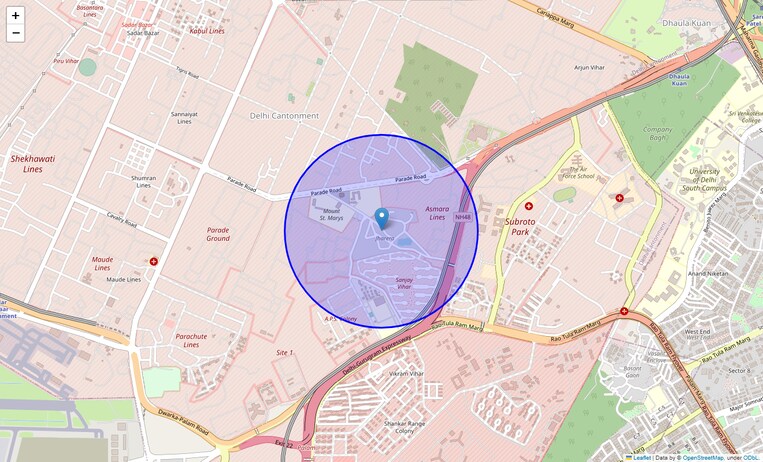 Location Map of Jharera Village