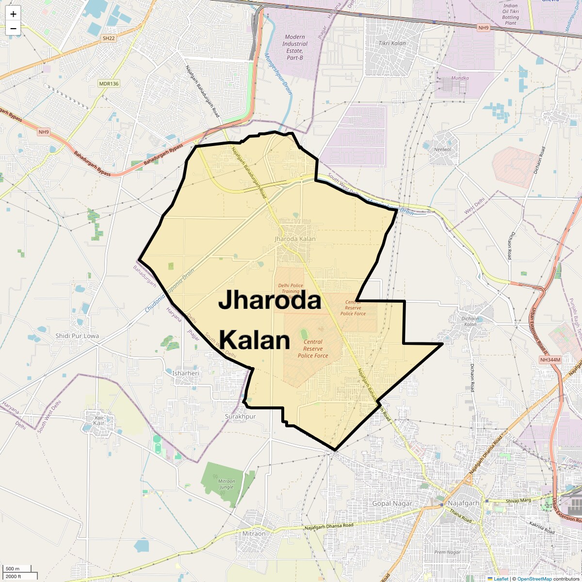 Check Time Travel of Jharoda Kalan, Delhi