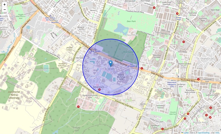 Location Map of Jia Sarai