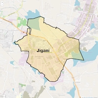 Jigani Map