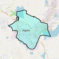 Jigani Map