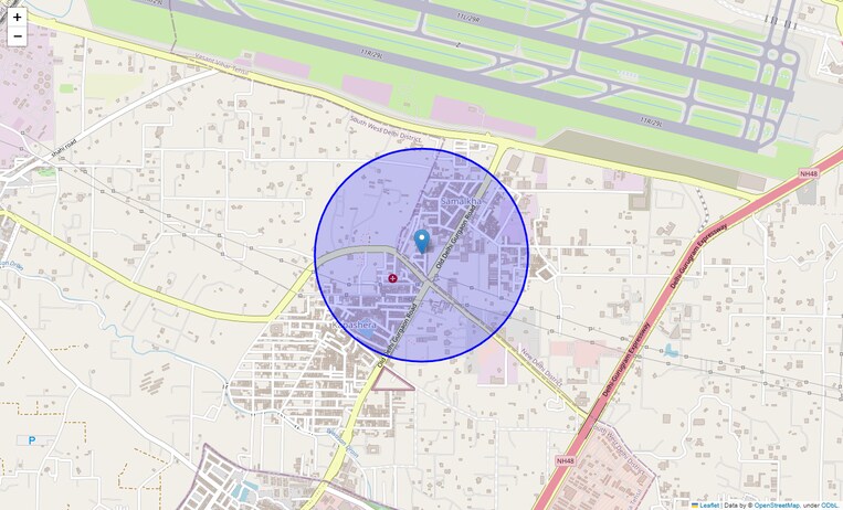 Location Map of Jindal Colony
