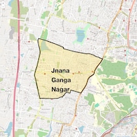 Jnana Ganga Nagar Map