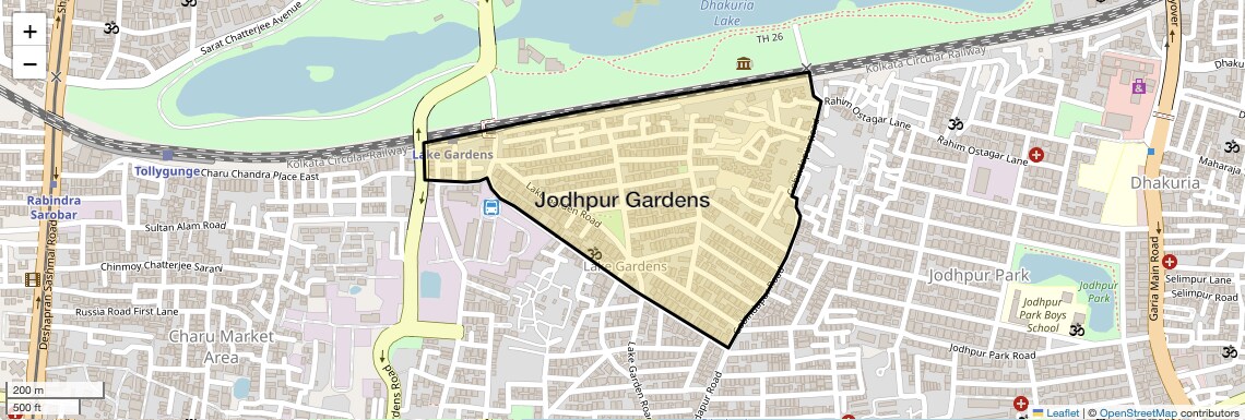 Jodhpur Gardens,Kolkata