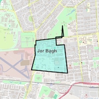 Jor Bagh Map