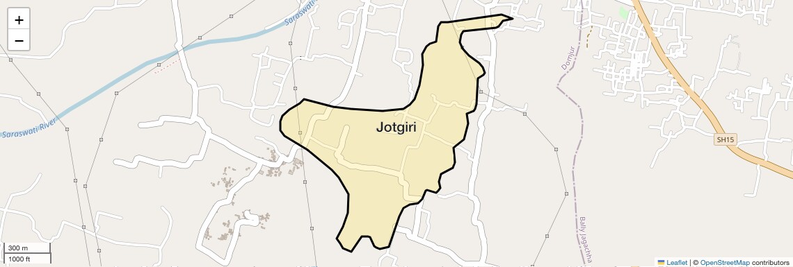 Location Map of Jotgiri, Kolkata