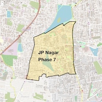 JP Nagar Phase 7 Map