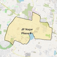 JP Nagar Phase 9 Map