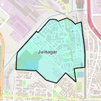Juinagar Map