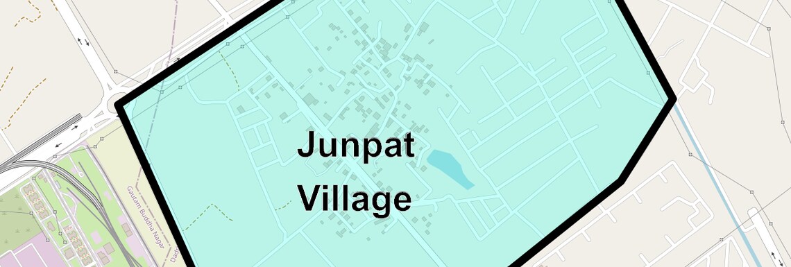 Location Map of Junpat Village, Greater Noida