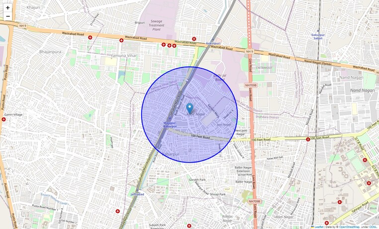 Location Map of Kabir Nagar
