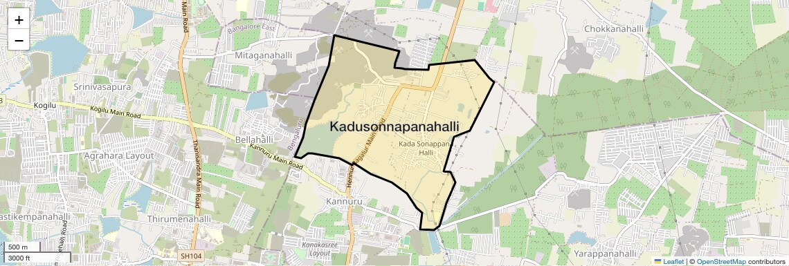 Kadusonnapanahalli,Bangalore