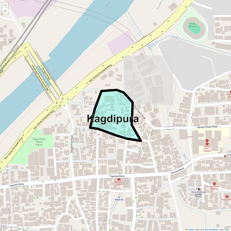 Location Map of Kagdipura