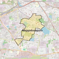 Kaggadasapura Map
