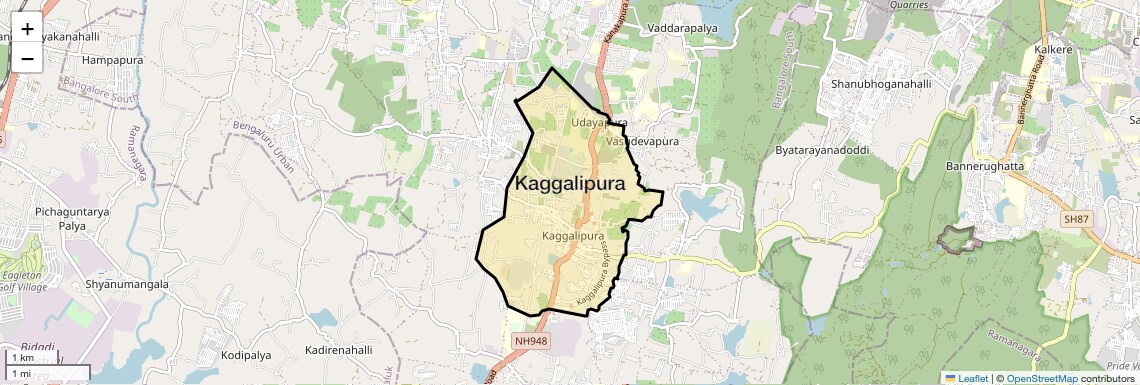 Kaggalipura Map